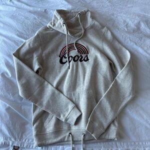 Coors Light Beige Turtleneck Sweater